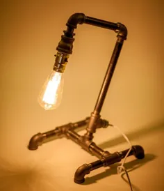 20 ایده جالب برای طراحی لامپ لوله های صنعتی
