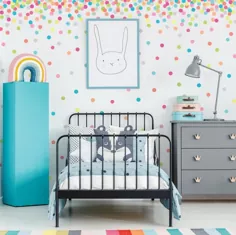 Decals Wall Decals 2 Candy Confetti Rainbow Polka Dot |  اتسی