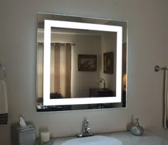 آینه غرور حمام LED با چراغ جلو: 32