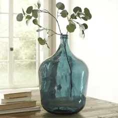 نحوه تزئین با گلدان های شیشه ای بازیافتی |  kikiinter Interior.com