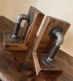 Bookends Industrial / Steampunk Bookends |  اتسی