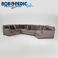 Luxe 4 قطعه مقطعی با شاسی بلند Cuddler |  Bobs.com