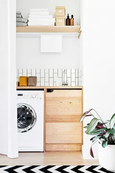 ایده های طراحی هوشمند برای سرقت برای اتاق های خشکشویی کوچک