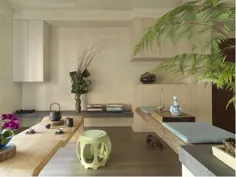 یک آپارتمان مینیمالیستی مدرن در آسیا