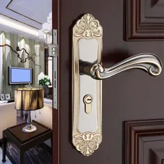 2021 قفل درب داخلی سبک جدید اروپایی اتاق خواب مدرن مینیمالیست قفل درب چوبی جامد تحمل قفل دستگیره درب اتاق بی صدا از Jmqj66 ، 30.65 دلار |  DHgate.Com