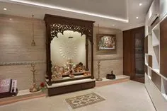 طراحی داخلی برای واحدهای دیواری اتاق Pooja - طرح های اتاق Pooja هند
