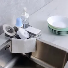 کادوی آشپزخانه به دلیل اینکه سینک ظرفشویی است و اسفنج ها و برس های شما لیاقت آن را دارند؟  بهتر ؟  نسبت به. تا ؟  که