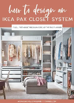 نحوه طراحی سیستم کمد IKEA Pax