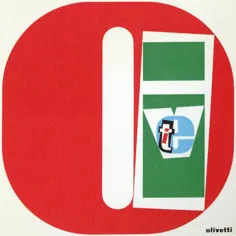 از: جووانی پینتوری، طرح‌های اولیوتی و بروشور جلد چاپی، 1962