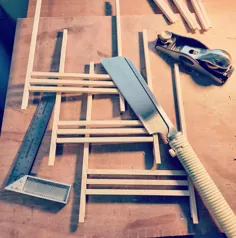 چراغ های چوبی ژاپنی برای ساخت پانل های شوجی برای طرح های چوبی آندون فانوس  اره کششی ژاپنی