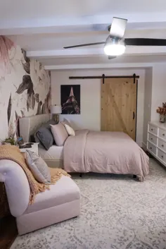 قبل و بعد: بازسازی اتاق خواب شیک زنانه - زندگی بعد از نیمه میانی