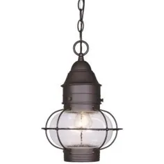 Cordelia Lighting Hanging Outdoor Natural Bronze 10 in. Lantern-DISCONTINUED-8224-155 - انبار خانه