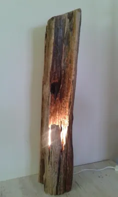 چراغ استامپ ساده Driftwood - چراغ های iD