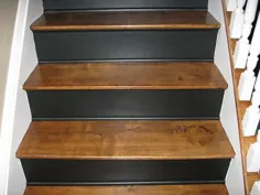 بهترین 25+ ایده بلند کننده پله در Pinterest |  بخشی از k پله های بلند ، پله های رنگ شده و پله های رنگ شده