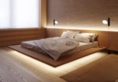 نور LED به این تخت خواب اجازه می دهد تا انگار شناور باشد