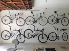دیوار خانواده من از پورنو دوچرخه در گاراژ ما