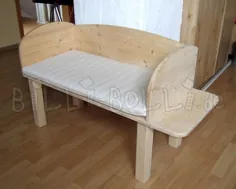 تخت خواب کنار تخت (هم خواب) ساخته شده از چوب طبیعی |  خرید آنلاین |  بیلی بولی