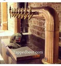 Beautiful Custom 8 10 12 Tap Copper Beer Wine Cider Tap Tower |  اتسی