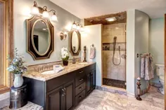 20 بهترین آینه حمام بیضی شکل - ایده های شیک آینه بیضی برای حمام