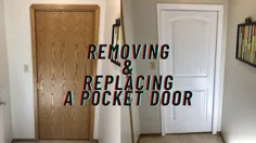 چگونه می توان درب جیبی موجود را بدون بازکردن دیواری جدا و جایگزین کرد.