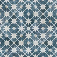 Merola Tile Kings Star Encaustic 17-5 / 8 in. x 17-5 / 8 in. کف سرامیک آسمانی و کاشی دیواری (11.02 فوت مربع / مورد) -FPESTRSK - انبار خانه