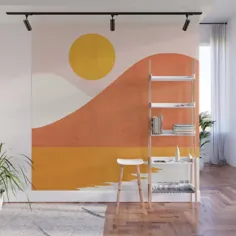 Abstraction_seaside Wall Mural توسط Forgetme - 8 'X 8'