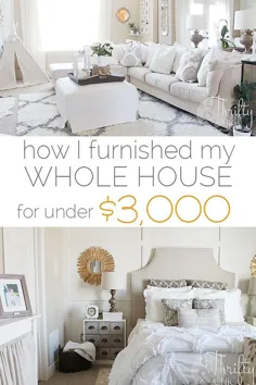 چگونه خانه خود را با زیر 3000 دلار مبلمان کردم