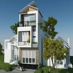 10 مدل زیبای خانه های لوله مدرن با 1 طبقه همکف 2 طبقه 4x16 متر در سال 2021
