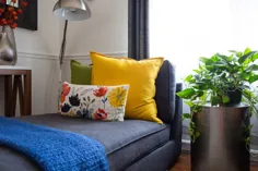 آپارتمان کوچک Afro Minimalist یک واحه آرام و عملی است