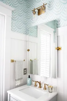 ایده های زیبا برای تزئین اتاق نیمه حمام / پودر