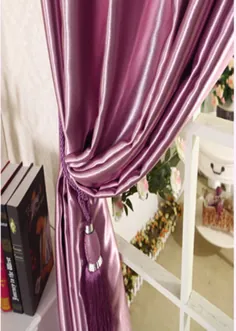 پرده اتاق نشیمن و پرده اتاق خواب با کیفیت عالی Classic Luxury Purple Blackout Grommet
