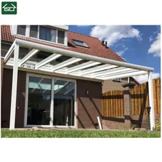 Sun Block Polycarbonate Cover Outdoor Canopy بالکن تراس سقف
