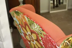 آموزش رنگ آمیزی صندلی Wingback