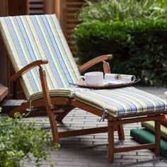 Coral Coast Dorado Steamer Deck Lounge صندلی با کوسن اختیاری
