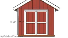 طرح های 10x8 Gable Shed |  MyOutdoorPlans |  طرح ها و پروژه های رایگان نجاری ، DIY Shed ، Wooden Playhouse ، کلاه فرنگی ، Bbq