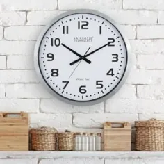La Crosse Technology 23.5 in. Round Coast Decorative Quartz Wall Clock-404-4060 - انبار خانه