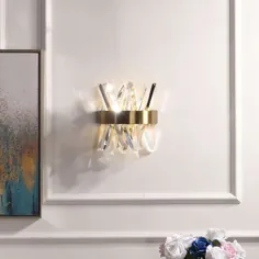 لامپ دیواری مدرن کریستال سوراخ دار