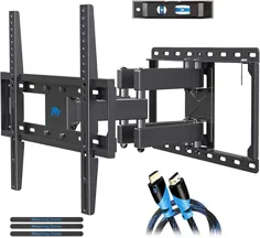 Mount Mount Dream TV Mount Mount TV Wall Mount with Swivel and Tilt for Most 32-55 Inch TV، Full Motion TV Mount with Articulating Dual Arms، Max VESA 400x400mm، 99 lbs.  در حال بارگذاری ، گلدانهای 16 اینچ MD2380