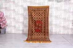 فرش قدیمی مراکش 3.8 فوت x 7.5 فوت