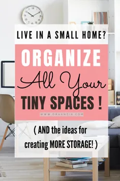 بهترین ایده های سازمان خانه های کوچک که باید مشاهده کنید!