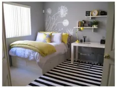 ایده های اتاق خواب برای اتاق دختر نوجوان زرد