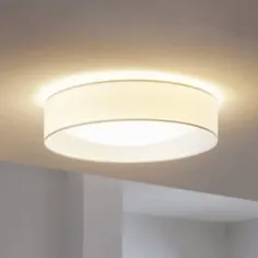 چراغ سقفی فلاش پارچه قهوه ای آنتراکیت LED Pasteri