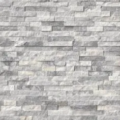 MSI Alaska Grey Ledger Panel 6 in x 24 in. کاشی دیواری مرمر طبیعی (10 مورد / 60 فوت مربع / پالت) -LPNLMALAGRY624P - انبار خانه