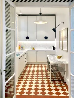 10 ایده الگوی طراحی و تزئین آشپزخانه پاریسی