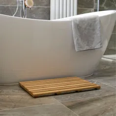 تشک دوش حمام تخته اردک بدون لغزش بزرگ مستطیل طبیعی |  اتسی