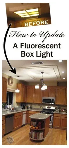 نور آشپزخانه فلورسنت را جایگزین کنید