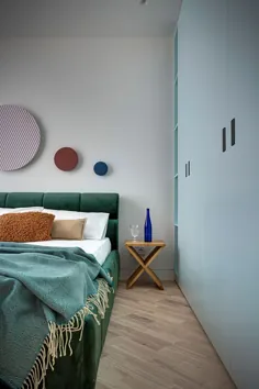 colors رنگ های روشن آپارتمان کوچک در کیف ، اوکراین (35 متر مربع) ◾ ◾ عکس ها deIdeas◾ Design