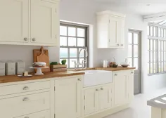 آشپزخانه Baystone Cream Shaker Inframe Ash |  آشپزخانه های اولین برداشت