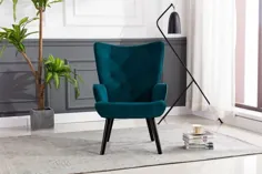 اتاق نشیمن / اتاق خواب صندلی لهجه ، صندلی تفریحی مدرن رنگ قهوه