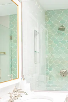 پروژه های دست ساز کاشی و سرامیک حمام توسط Mercury Mosaics